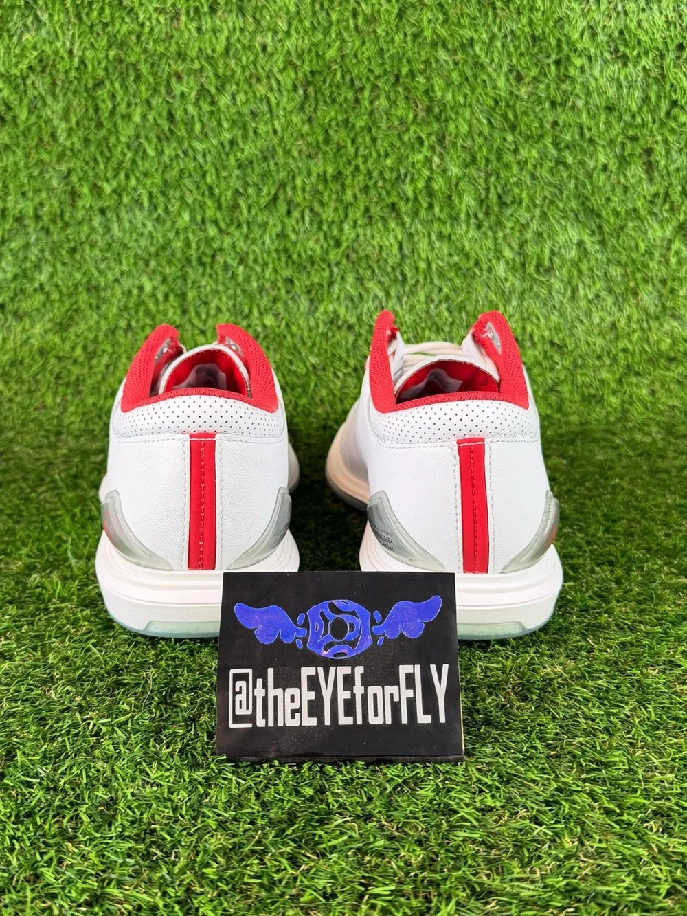 NEW Nike Air Jordan ADG 5 White Fire Red Spikeless Golf Shoes FQ6642-101